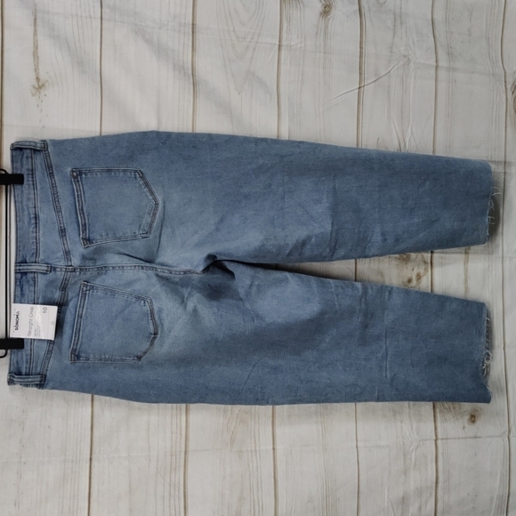 sonoma High Rise Straight Crop Jeans Lighter Wash, Size 10 - Picture 8 of 13